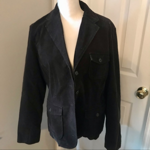 NWT Lands End Brown Corduroy Jacket 16‎